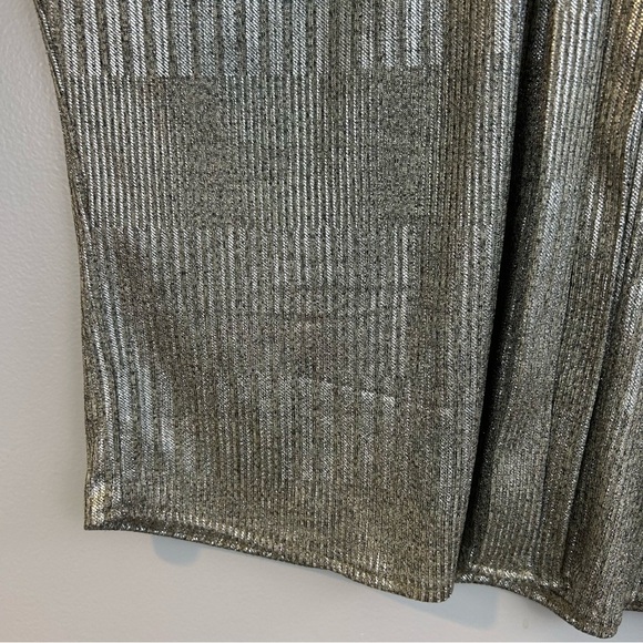 NWT Bishop + Young Blake Metallic Blouse From Anthropologie Size Medium - Picture 12 of 14